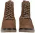Marco Tozzi Lace-up Boots with Inner Zip taupe