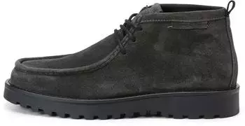 Marc O'Polo Velour Leather Ankle Boot dark graphite