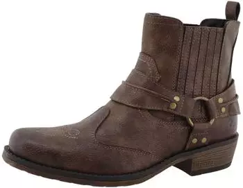 MUSTANG Men's Western Ankle Boot braun