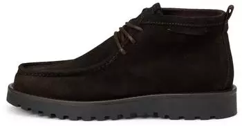 Marc O'Polo Velour Leather Ankle Boot dunkelbraun