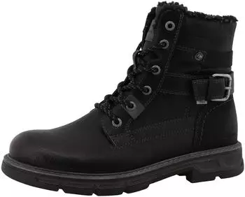 Tom Tailor Lace-up Boots with Water-repellent TEX Equipment (51500526) schwarz