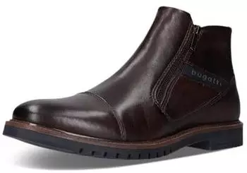 Bugatti Classic Ankle Boots 3318373Q3500 with Zip dunkelbraun