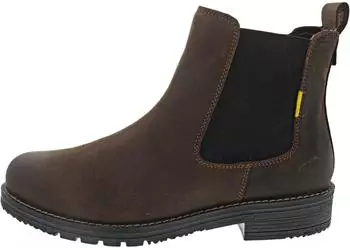 Camel Active Chelseaboots Stiefelette mit Stretcheinsatz au&szlig;en schoko