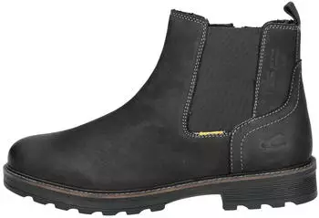 Camel Active Schn&uuml;rstiefelette Leder/Textil schwarz