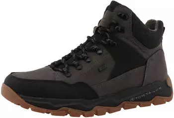 Tom Tailor Schn&uuml;rboots Schn&uuml;rer im Bergsteiger-Look mit Kontrastbesatz grau