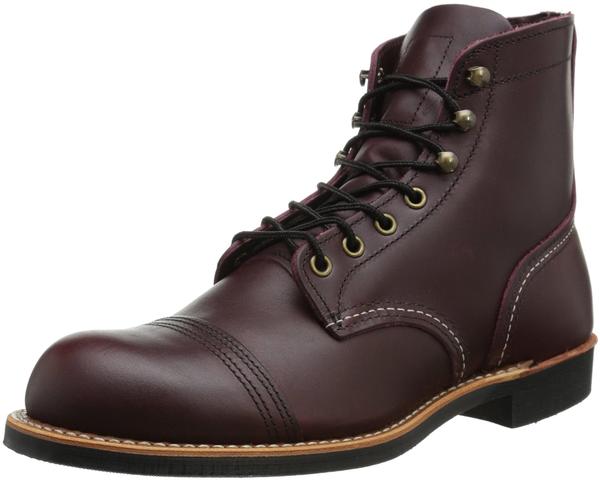 Red Wing Iron Ranger oxblood mesa leather