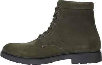 Tommy Hilfiger Elevated Rounded Suede Lace Boot (FM0FM04185) olive