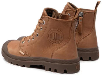Palladium Boots Pampa Zip leather brown