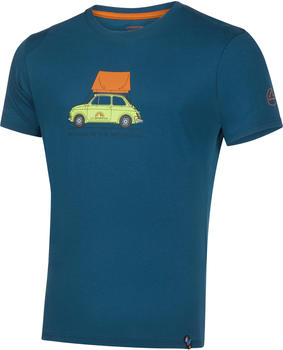 La Sportiva Cinquecento T-Shirt storm blue/hawaiian sun