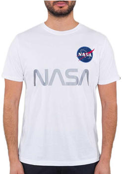 Alpha Industries Nasa Reflective Short Sleeve T-Shirt (178501) weiß