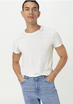 hessnatur Basic T-Shirt Regular aus reiner Bio-Baumwolle im 2er-Pack (54315) weiß