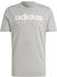 Adidas Essentials Embroidered Linear Logo T-Shirt grey (IC9277)