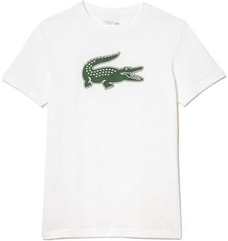 Lacoste Sport 3D Print Crocodile Breathable Jersey T-shirt (TH2042) white/green