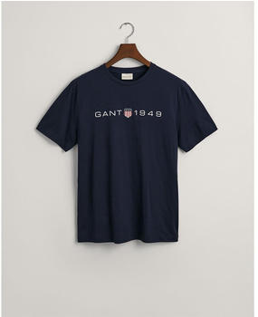 GANT Printed Graphic T-Shirt (2003242) blau