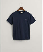 Gant T-Shirt "SLIM SHIELD SS T-SHIRT" mit Logostickerei auf der Brust