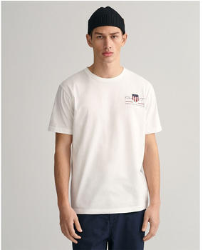 GANT Reg Archive Shield Emb T-Shirt (2067004) beige/weiß