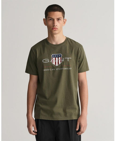 GANT Archive Shield Regular Fit T-Shirt (2003199) juniper green