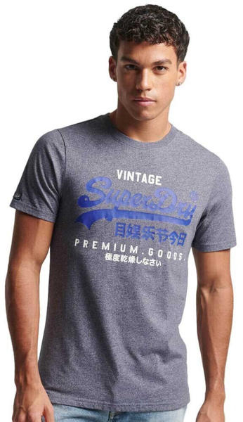 Superdry Classic Vintage Logo Heritage T-Shirt (M1011747A) blau