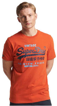 Superdry Classic Vintage Logo Heritage T-Shirt (M1011747A) orange