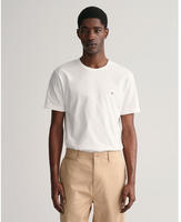 Gant T-Shirt "REG SHIELD SS T-SHIRT" mit Logostickerei auf der Brust