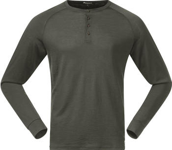 Bergans Lysebu Wool Henley green mud