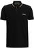 Poloshirt aus Baumwoll-Mix mit kontrastfarbenen Logos (50469102) schwarz