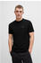 Hugo Boss Regular-Fit T-Shirt aus Stretch-Baumwolle mit Kontrast-Logo (50506373) schwarz