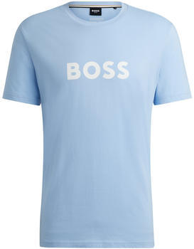 Hugo Boss T-Shirt aus Bio-Baumwolle mit großem Logo (50503276) blau