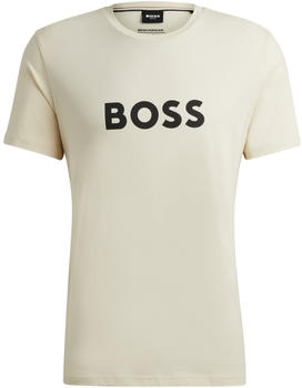 Hugo Boss T-Shirt aus Bio-Baumwolle mit großem Logo (50503276) beige