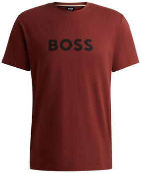 Hugo Boss T-Shirt aus Bio-Baumwolle mit großem Logo (50503276) braun