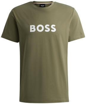 Hugo Boss T-Shirt aus Bio-Baumwolle mit großem Logo (50503276) grün