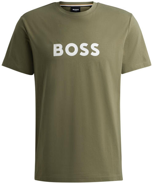 Hugo Boss T-Shirt aus Bio-Baumwolle mit großem Logo (50503276) grün