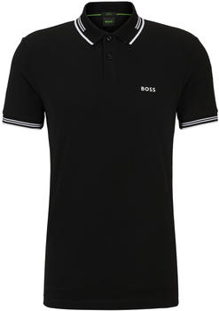 Hugo Boss Slim-Fit Poloshirt aus Stretch-Baumwolle mit Branding (50506193) schwarz