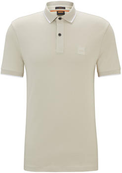 Hugo Boss Slim-Fit Poloshirt aus Stretch-Baumwolle mit Logo-Aufnäher (50507699) beige