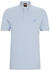 Hugo Boss Slim-Fit Poloshirt aus Stretch-Baumwolle mit Logo-Aufnäher (50507699) blau