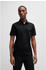 Hugo Boss Slim-Fit Poloshirt aus Stretch-Baumwolle mit Logo-Aufnäher (50507699) schwarz