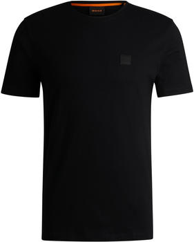 Hugo Boss T-Shirt aus Baumwoll-Jersey mit Logo-Aufnäher (50508584) schwarz