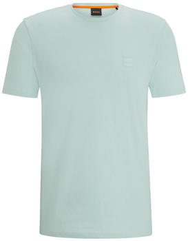 Hugo Boss T-Shirt aus Baumwoll-Jersey mit Logo-Aufnäher (50508584) türkis
