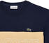 Lacoste Kurzarm-Shirt (TH1712) navy-blau/beige