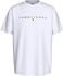 Tommy Hilfiger Reg Linear Logo Ext Short Sleeve T-Shirt (DM0DM17993) white