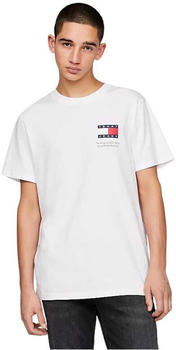 Tommy Hilfiger Slim Essential Flag Ext Short Sleeve T-Shirt (DM0DM18263) white