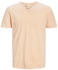 Jack & Jones Split Neck Slim Fit Short Sleeve T-Shirt (12164972) apricot ice