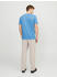 Jack & Jones Split Neck Slim Fit Short Sleeve T-Shirt (12164972) pacific coast