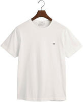 Gant T-Shirt Shield 2003185 Wei&szlig; Slim Fit Male