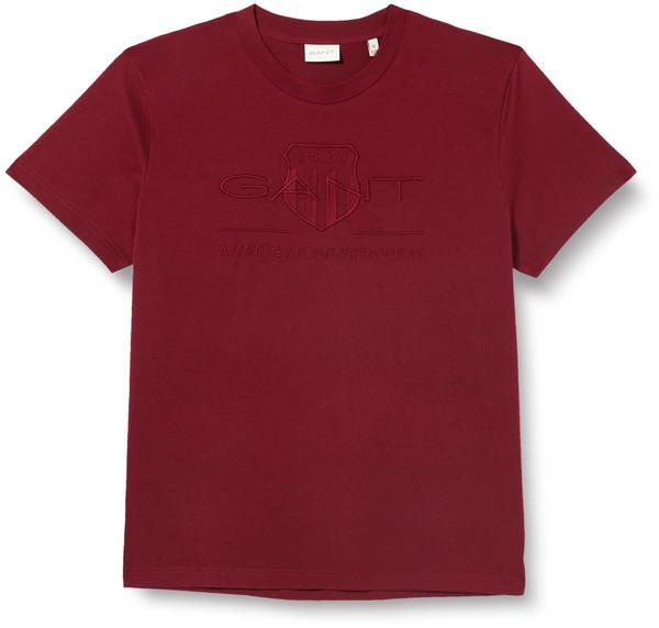 GANT Tonal Archive Shield T-Shirt (2003140) plumped red