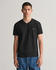 GANT Slim Fit Shield T-Shirt mit V-Ausschnitt (2003186) black