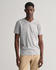 GANT Slim Fit Shield T-Shirt mit V-Ausschnitt (2003186) grey melange