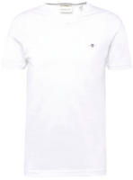 Gant T-Shirt "SLIM SHIELD V-NECK T-SHIRT" mit einer kleinen Logostickerei auf der