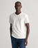 GANT Slim Fit Shield T-Shirt mit V-Ausschnitt (2003186) white