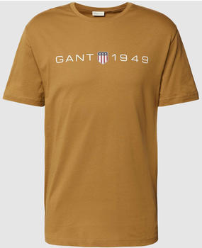 GANT Graphic T-Shirt mit Print (2003242) mustard beige